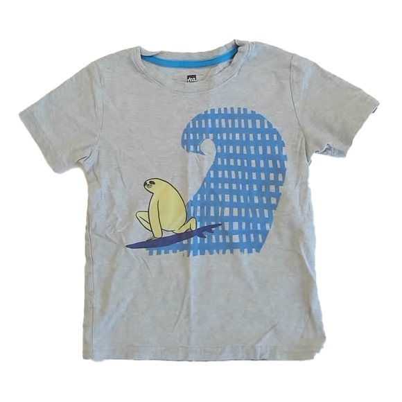 Tea Collection Boys Gray T-Shirt size: 6 Years - Picture 1 of 2